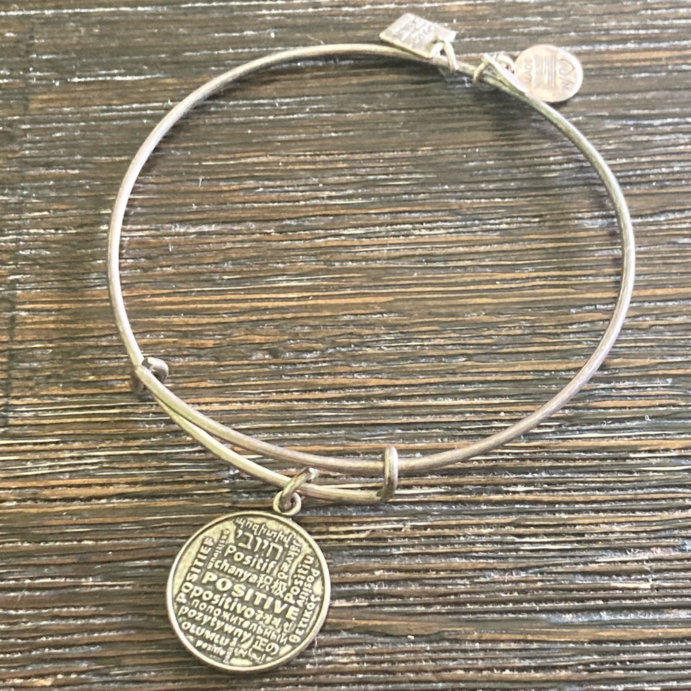 🌸 Alex & Ani Positive Charm Bangle Bracelet – Charity by Design